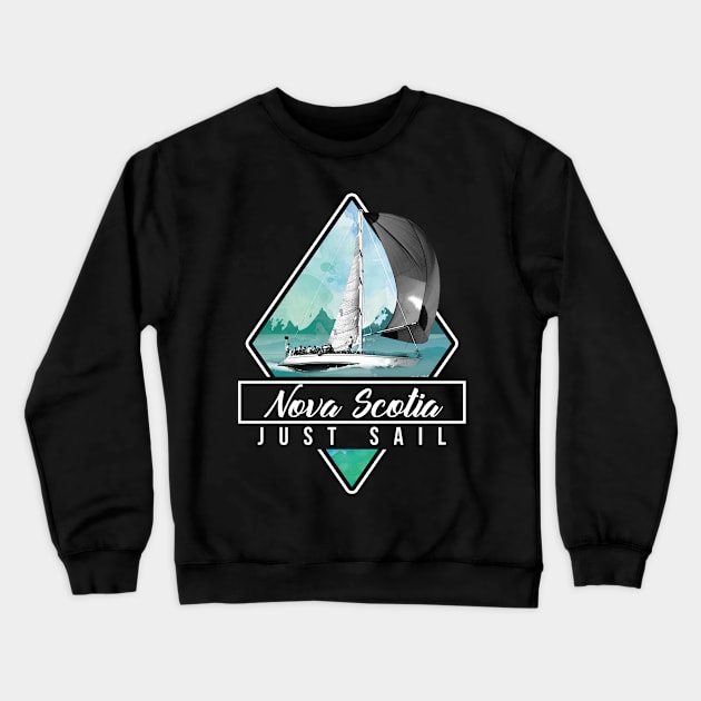 Nova Scotia just sail Crewneck Sweatshirt by NeedsFulfilled